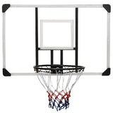 VIDAXL -Basketballbrett 106x69x3 cm Polycarbonat transparent