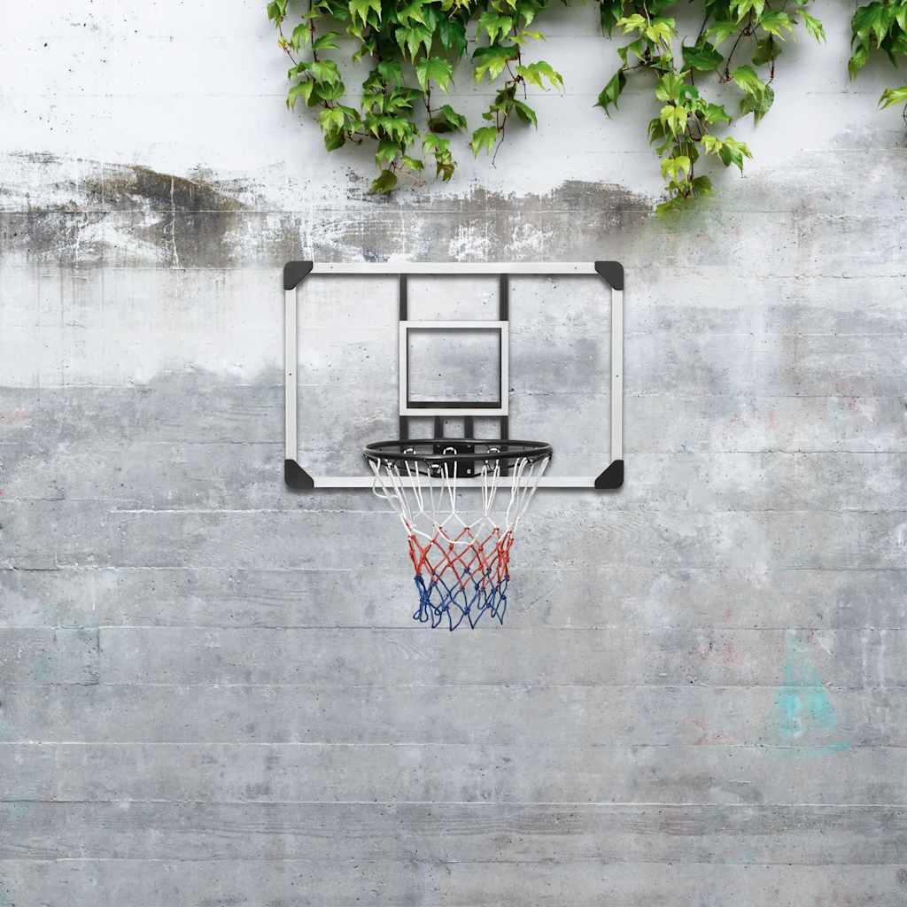 Vidaxl Basketball Board 90x60x2,5 cm polykarbonát průhledný