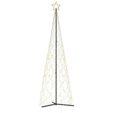 Vidaxl kerstkegelboom warmwit 500 led's 100x300 cm