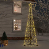Vidaxl kerstkegelboom warmwit 500 led's 100x300 cm