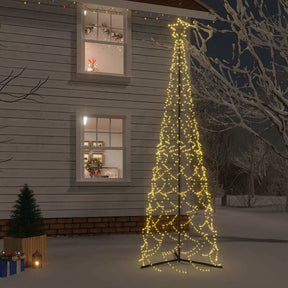 Vidaxl kerstkegelboom warmwit 500 led's 100x300 cm