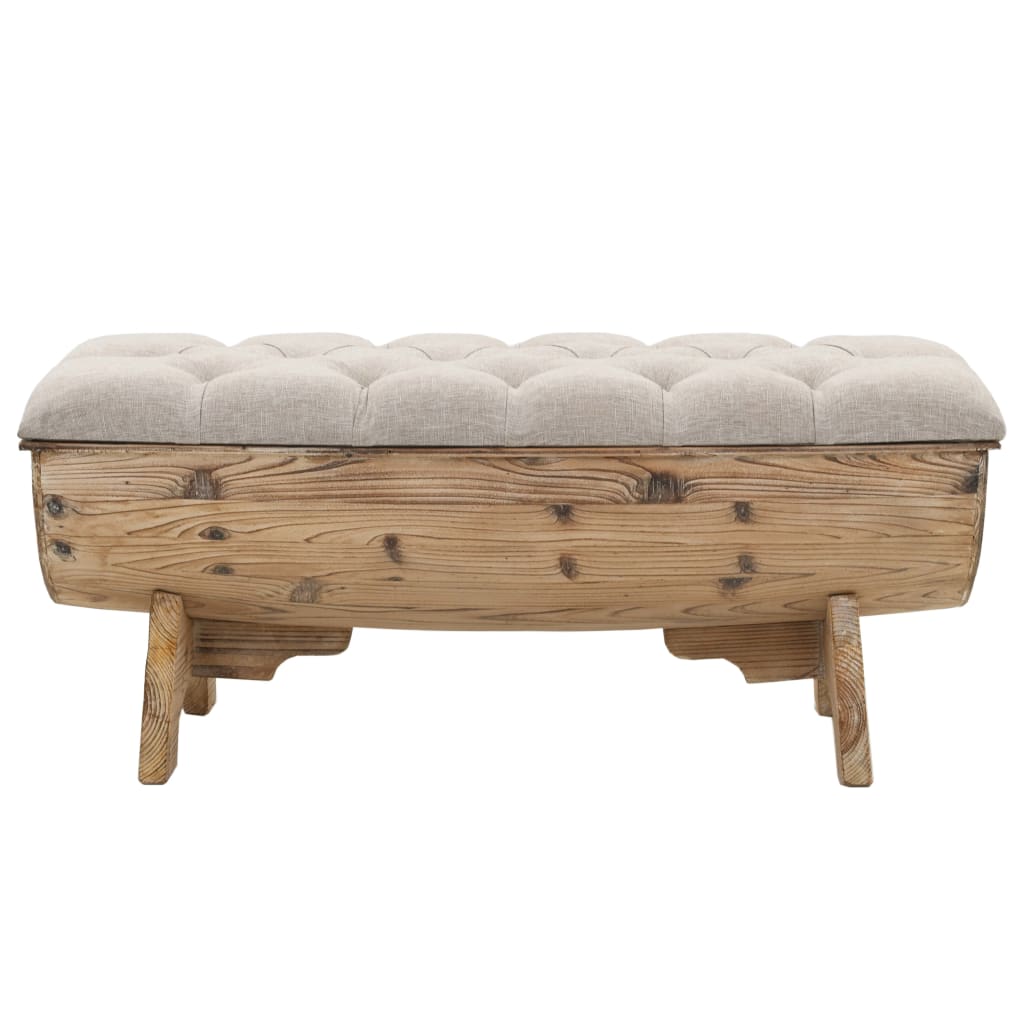 Vidaxl opbergbank 103 cm massief hout vuren