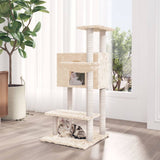 Vidaxl Cat Furniture con graffi di sisal 108,5 cm crema