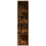 Vidaxl hoekkast 33x33x132 cm bewerkt hout gerookt eikenkleurig