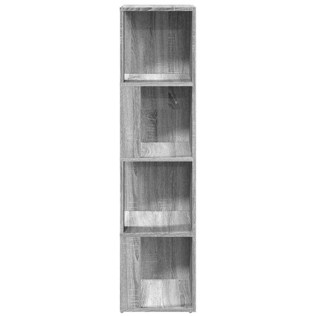 Vidaxl hoekkast 33x33x132 cm bewerkt hout grijs sonoma eikenkleurig