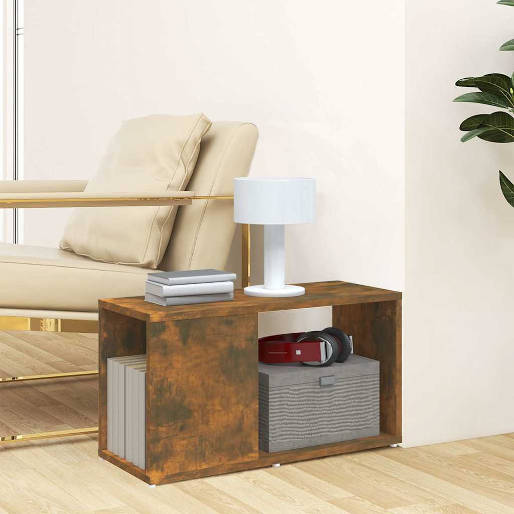 Vidaxl tv-meubel 60x24x32 cm bewerkt hout gerookt eikenkleurig