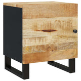 Vidaxl nachtkastje 40x33x46 cm massief mangohout
