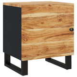 Vidaxl nachtkastje 40x33x46 cm massief acaciahout