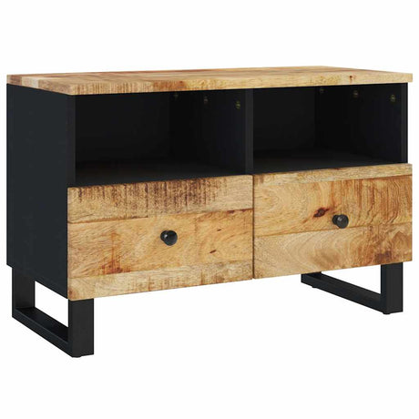Vidaxl tv-meubel 70x33x46 cm massief mangohout