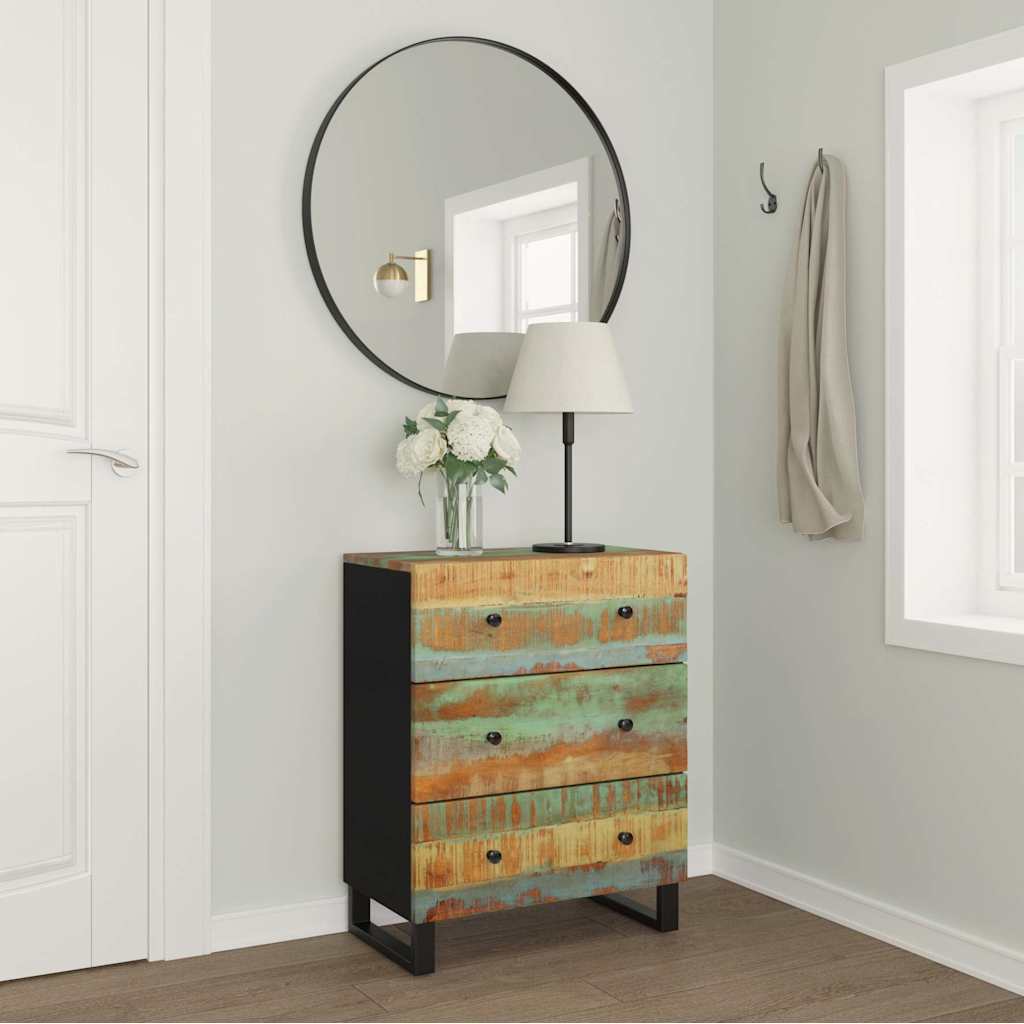 Vidaxl dressoir 60x33x75 cm massief gerecycled hout