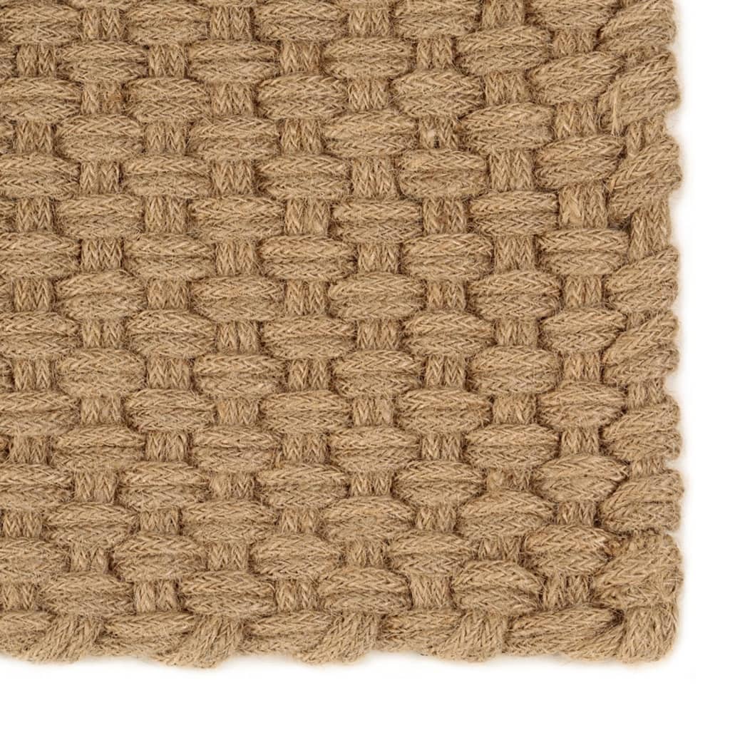 Vidaxl rectangular 80x160 cm jute natural