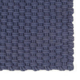 Vidaxl Rug Rectangular 80x160 cm Cotton Navy Blue