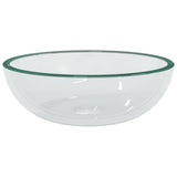 Vidaxl wasbak 35x12 cm gehard glas transparant