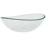 Vidaxl Washbasin 54.5x35x15.5 cm Transparente indurito