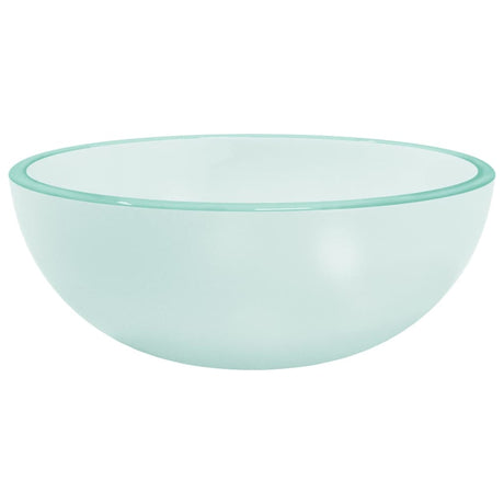 Vidaxl wasbak 30x12 cm gehard glas mat