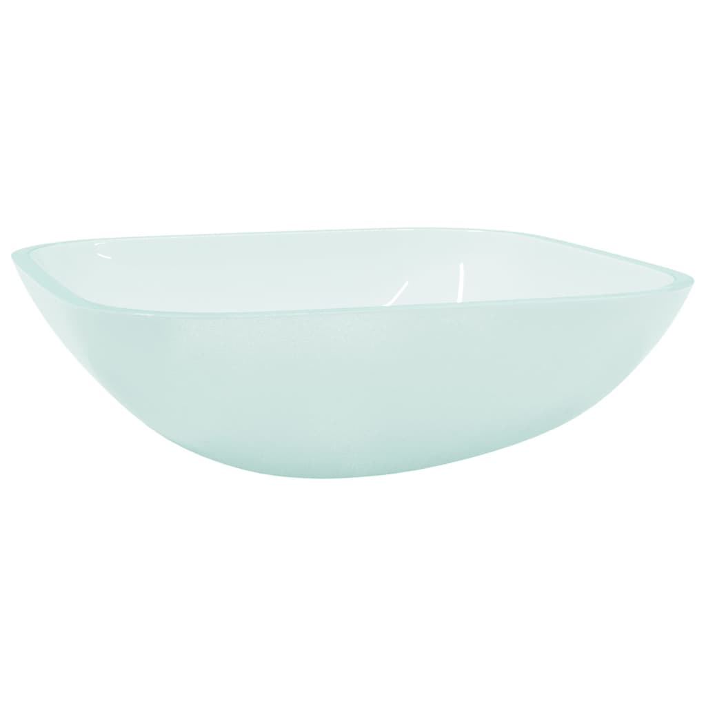 Vidaxl Washbasin 42x42x14 cm en verre mat