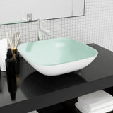 Vidaxl Washbasin 42x42x14 cm blanc