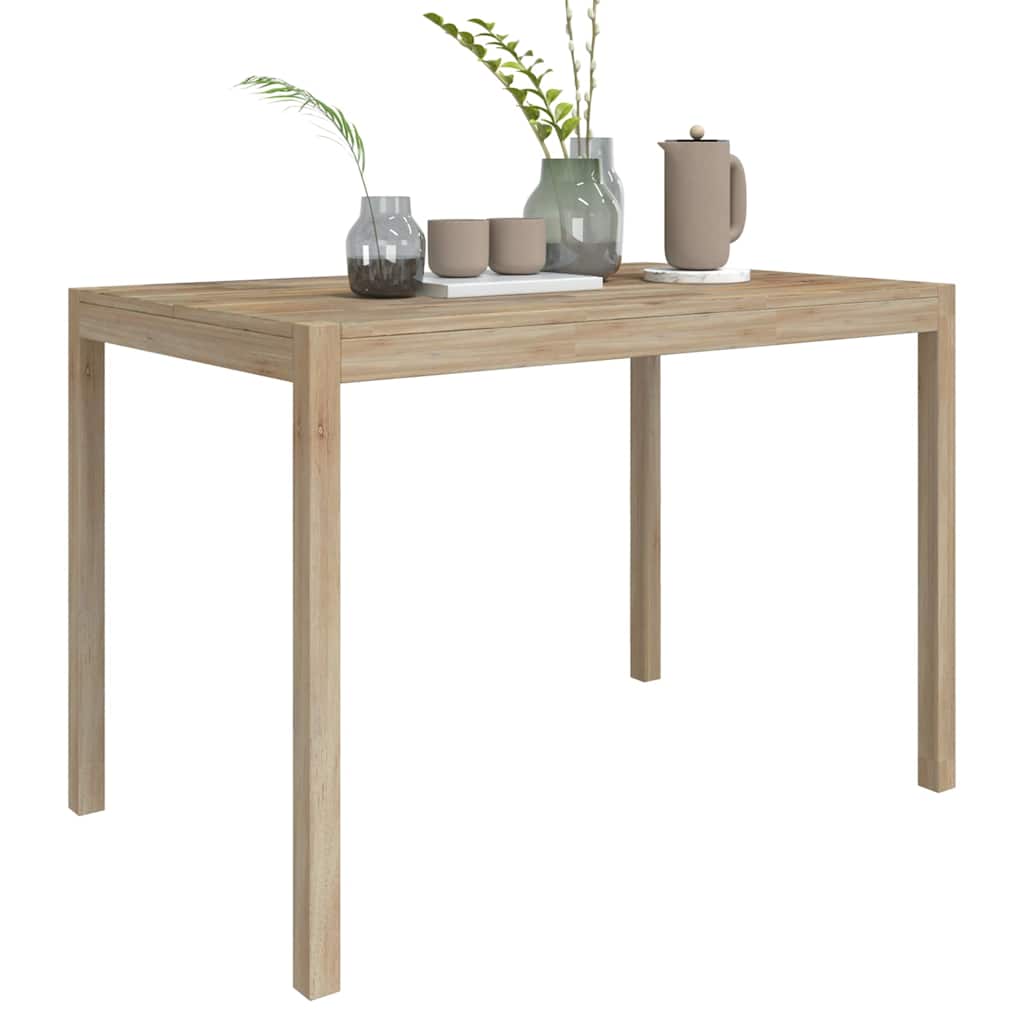 Vidaxl eettafel 110x70x75 cm massief acaciahout