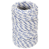 Corde de bateau vidaxl 2 mm 250 m de polypropylène blanc