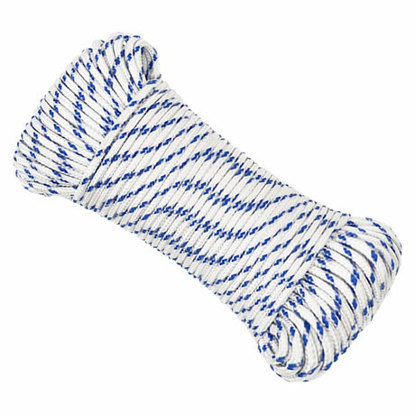 Vidaxl boot touw 3 mm 50 m polypropyleen wit
