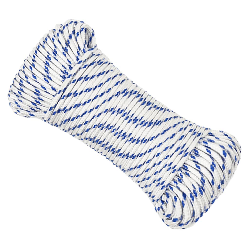 Vidaxl Boot Rope 3 mm 100 m de polipropileno blanco