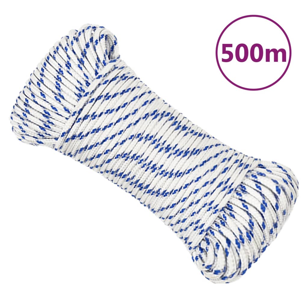 VIDAXL SCOOD ROPE 4 MM 500 POLIPROPILENE BIANCO