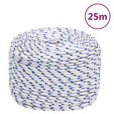 Vidaxl boot touw 6 mm 25 m polypropyleen wit