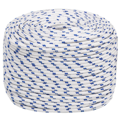 Vidaxl boot touw 6 mm 25 m polypropyleen wit