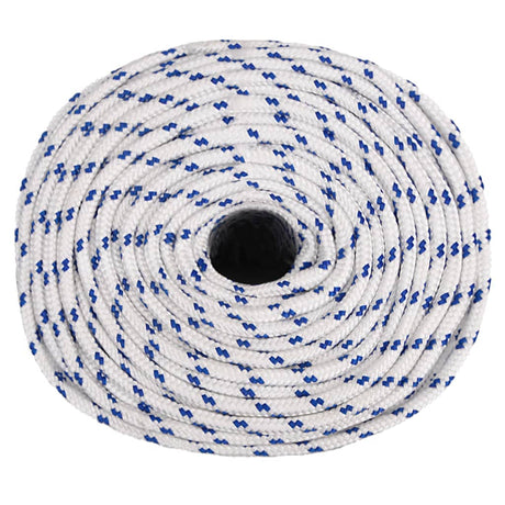 Vidaxl boot touw 6 mm 25 m polypropyleen wit