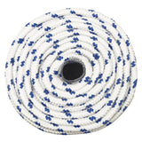 Corde à démarrage Vidaxl 14 mm 25 m de polypropylène blanc