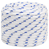 Corde à démarrage Vidaxl 16 mm 25 m de polypropylène blanc