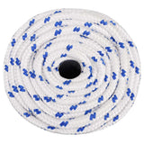 Vidaxl boot touw 18 mm 25 m polypropyleen wit