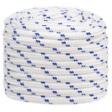Vidaxl boot touw 20 mm 25 m polypropyleen wit