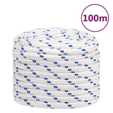 Vidaxl Boat Rope 20 mm 100 m Polypropilene bianco