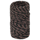 Vidaxl boot touw 2 mm 100 m polypropyleen zwart