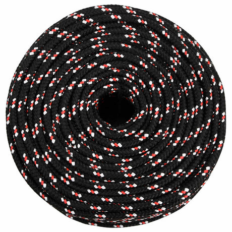 Vidaxl boot touw 6 mm 50 m polypropyleen zwart