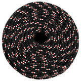 Vidaxl boot touw 6 mm 50 m polypropyleen zwart