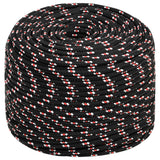 Vidaxl Boot Rope 6 mm 250 m polypropylen sort