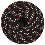 Vidaxl boot touw 12 mm 100 m polypropyleen zwart