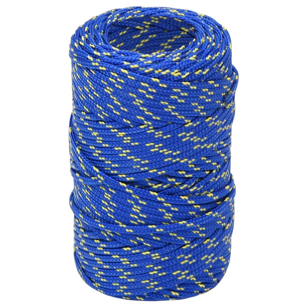 Vidaxl boottouw 2 mm 100 m polypropyleen blauw