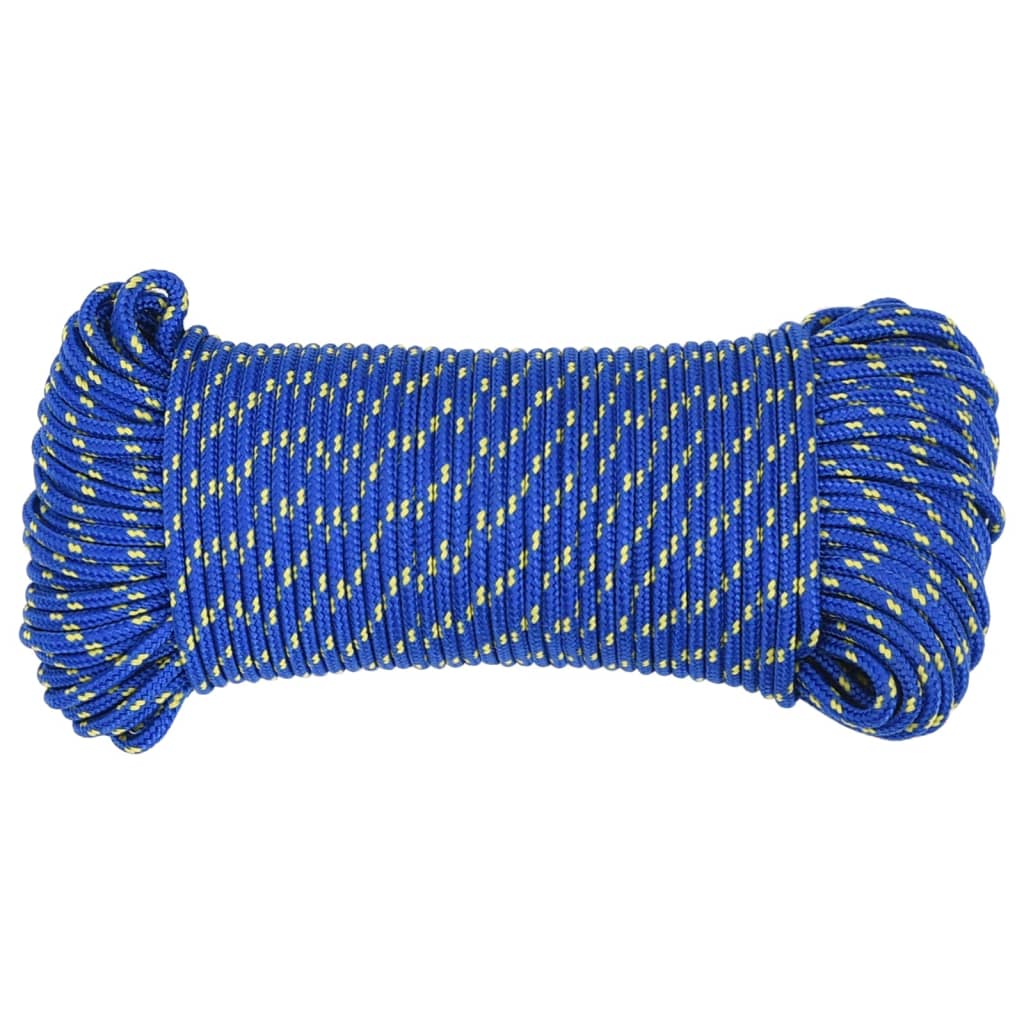 Vidaxl Boat Rope 3 mm 25 m blu polipropilene