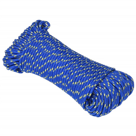 Vidaxl boottouw 5 mm 25 m polypropyleen blauw