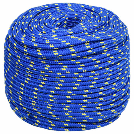 Vidaxl boot touw 6 mm 50 m polypropyleen blauw
