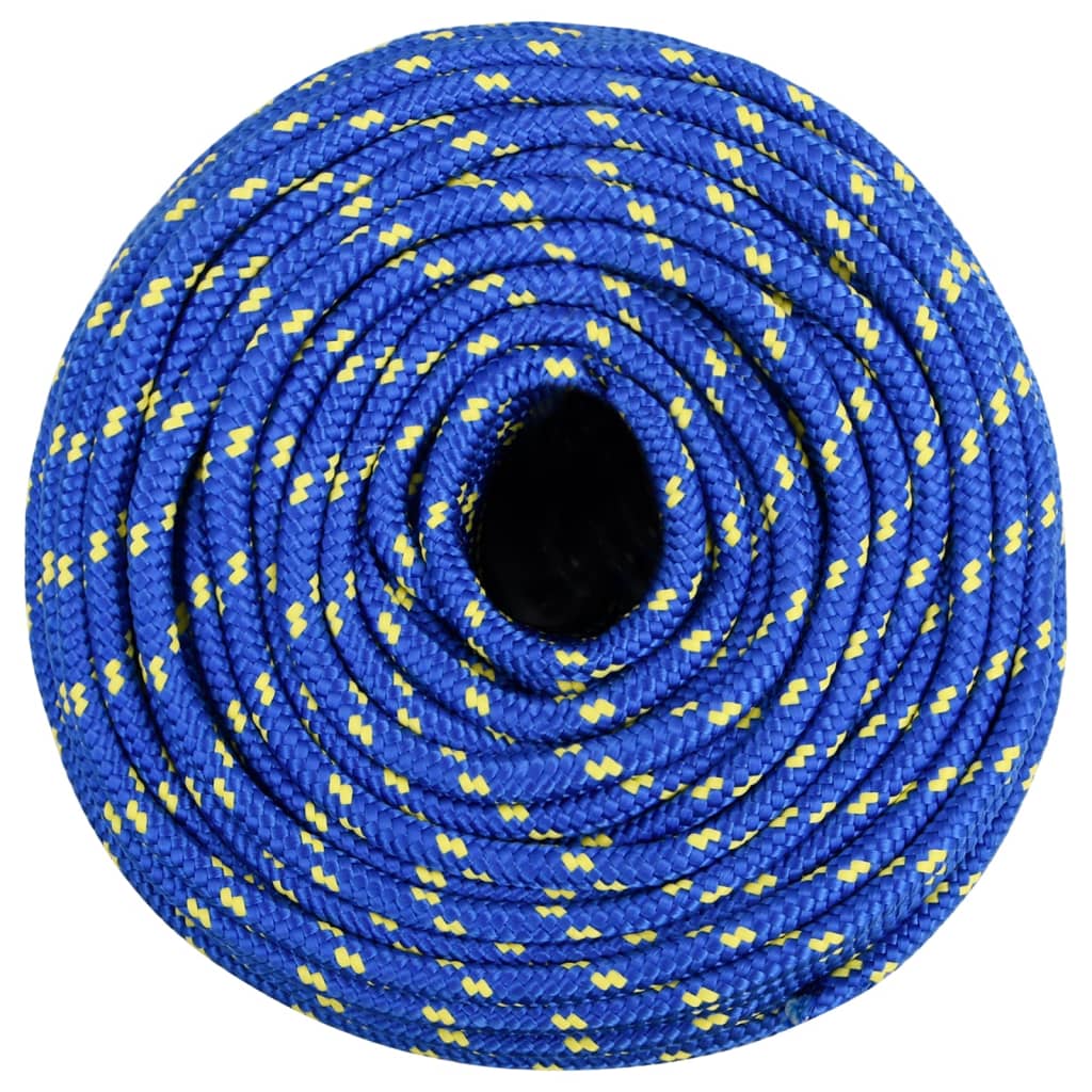 Vidaxl boottouw 10 mm 100 m polypropyleen blauw