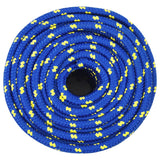 Vidaxl boottouw 12 mm 25 m polypropeen blauw