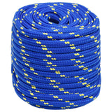 Vidaxl boottouw 18 mm 25 m polypropeen blauw