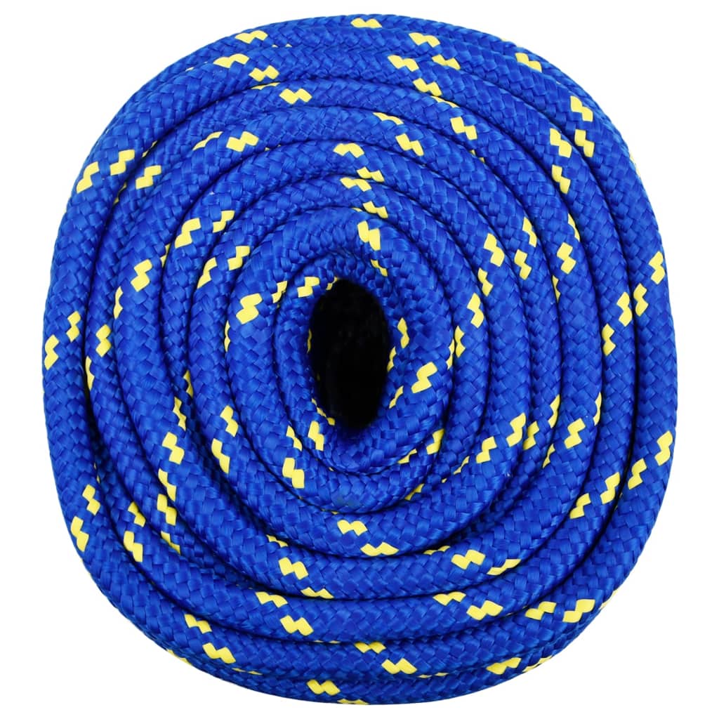 Vidaxl boottouw 18 mm 25 m polypropeen blauw