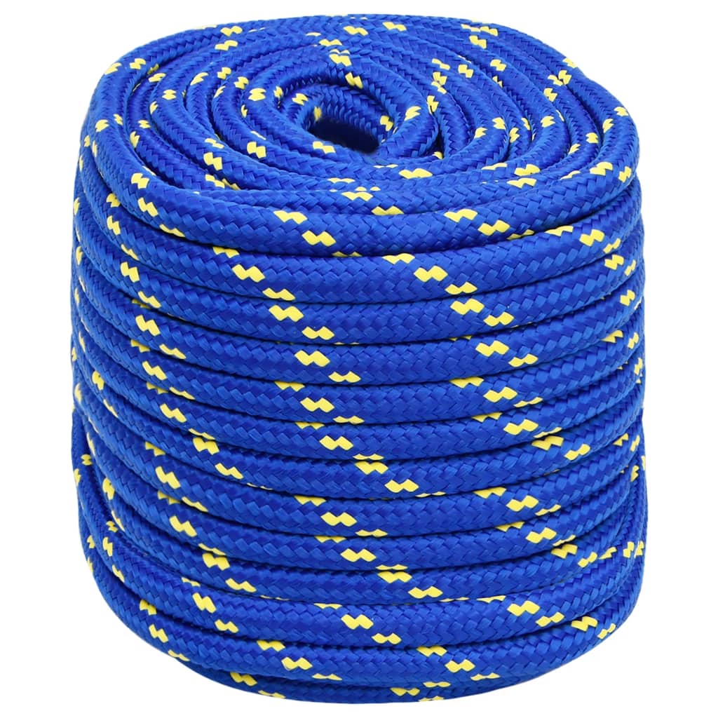 Vidaxl boottouw 18 mm 100 m polypropeen blauw