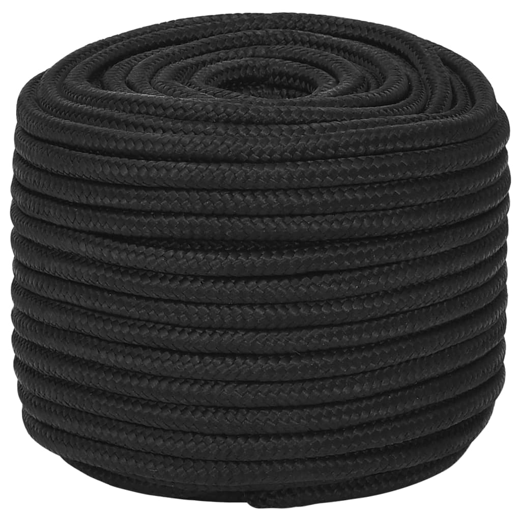 Vidaxl Boat Rope 12 mm 50 m polypropen sort