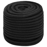Vidaxl boottouw 16 mm 250 m polypropeen zwart